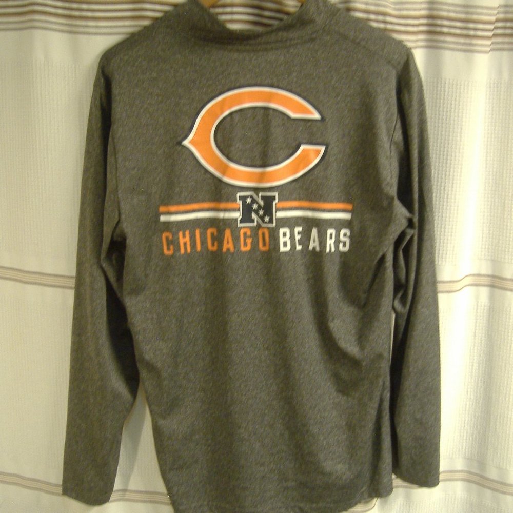 Chicago Bears 1/4 Zip Long Sleeve